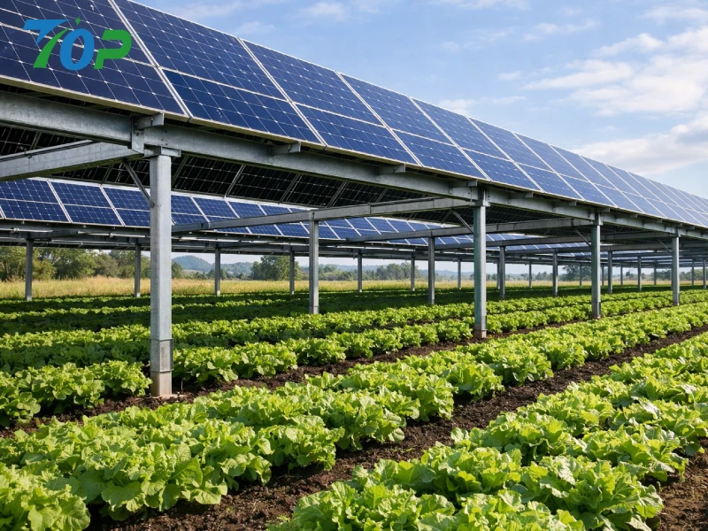 Agrivoltaics: kuidas kasvatada kõrge saagikusega põllukultuure päikesepaneelide all