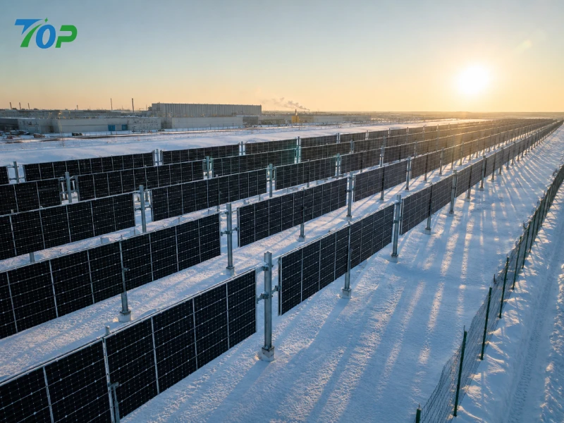 Vertikaalne päikeseenergia lumistes piirkondades: vertikaalsete PV-süsteemide tehnilised eelised talvistes tingimustes