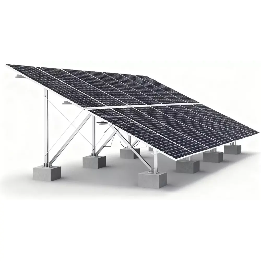 Maapinnale paigaldatav päikeseenergia riiulisüsteem
