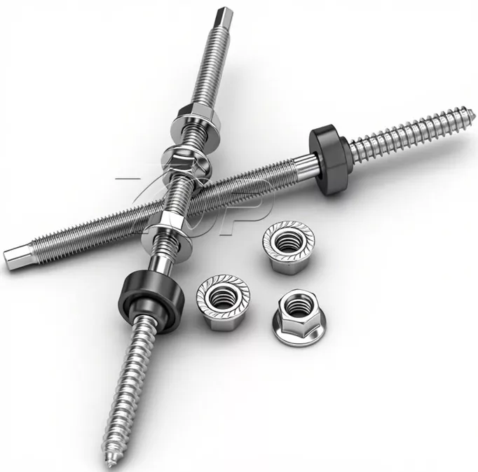 Wood Thread Hanger Bolt for Solar Mounting