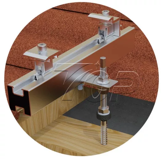 Wood Thread Hanger Bolt for Solar Mounting